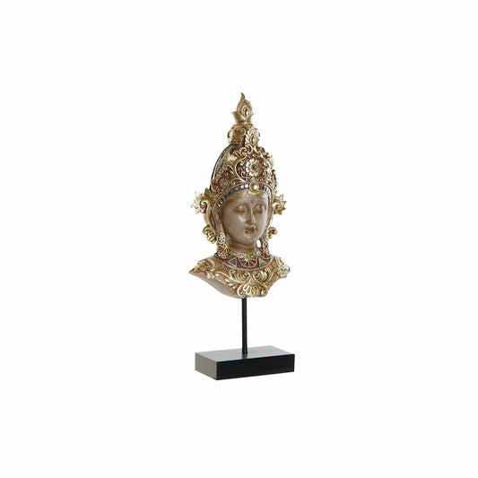 Figurine Décorative DKD Home Decor Marron Doré Buda Oriental 15 x 7 x 38 cm