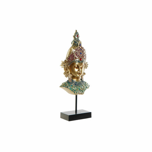 Figurine Décorative DKD Home Decor Multicouleur Doré Buda Oriental 15 x 7 x 38 cm