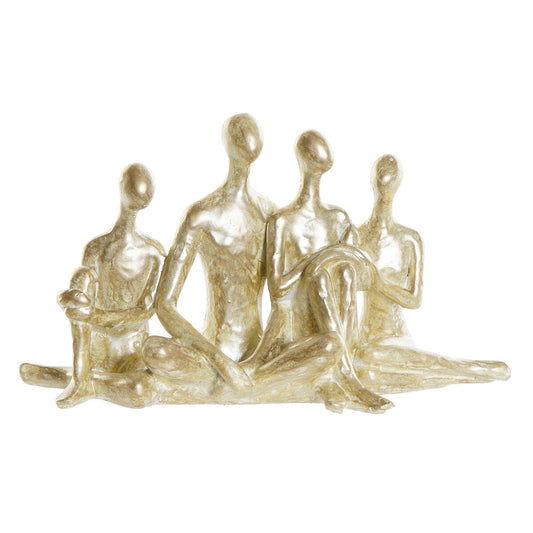 Figurine Décorative DKD Home Decor Doré Famille 21 x 8 x 12 cm