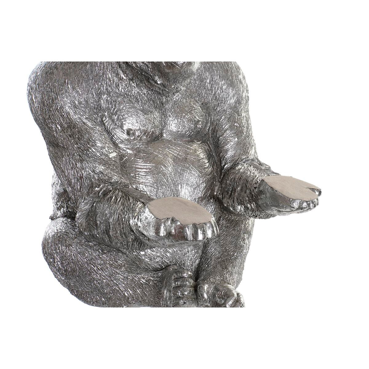 Figurine Décorative DKD Home Decor Argenté Résine Gorille (38 x 55 x 52 cm)