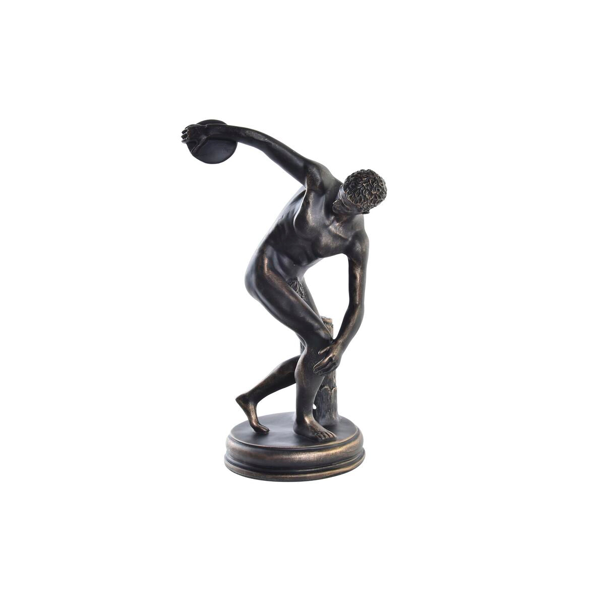 Figurine Décorative DKD Home Decor Discobolus Cuivre Résine (19 x 17 x 34 cm)