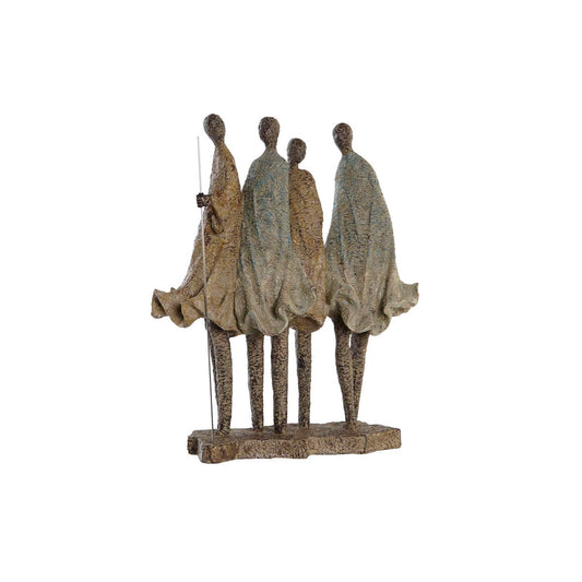 Figurine Décorative DKD Home Decor Africaine Résine Multicouleur (33,5 x 14,5 x 41 cm)