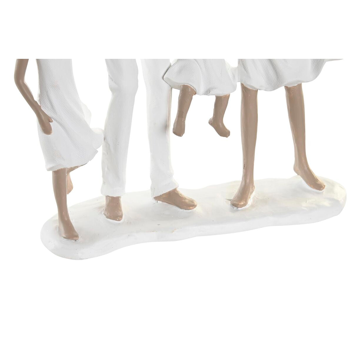 Figurine Décorative DKD Home Decor 20,5 x 7,5 x 24,5 cm 20,5 x 6,5 x 24,5 cm Gris Blanc Famille (2 Unités)