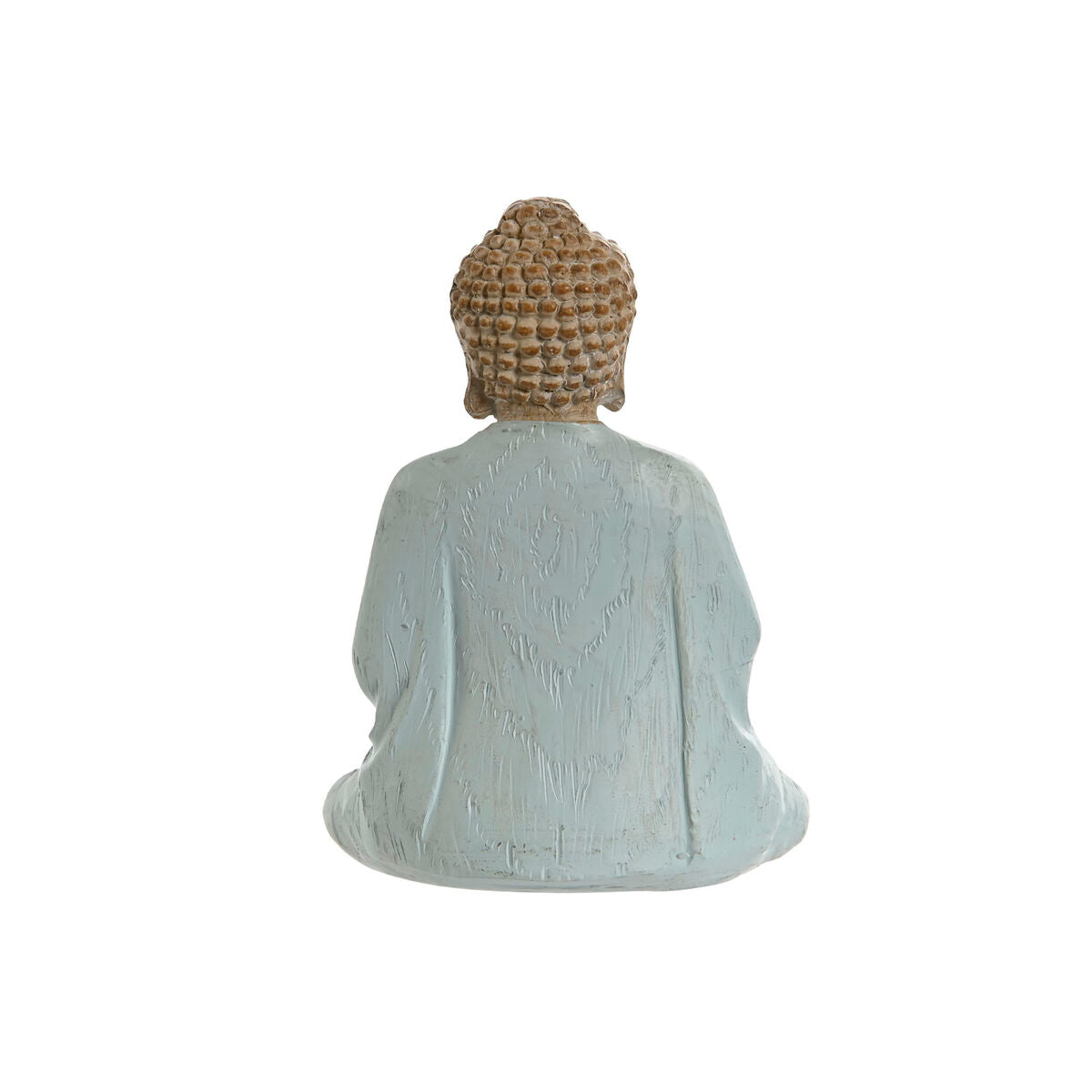 Figurine Décorative Home ESPRIT Blanc Vert Turquoise Buda Oriental 6 x 4 x 8,5 cm (6 Unités)