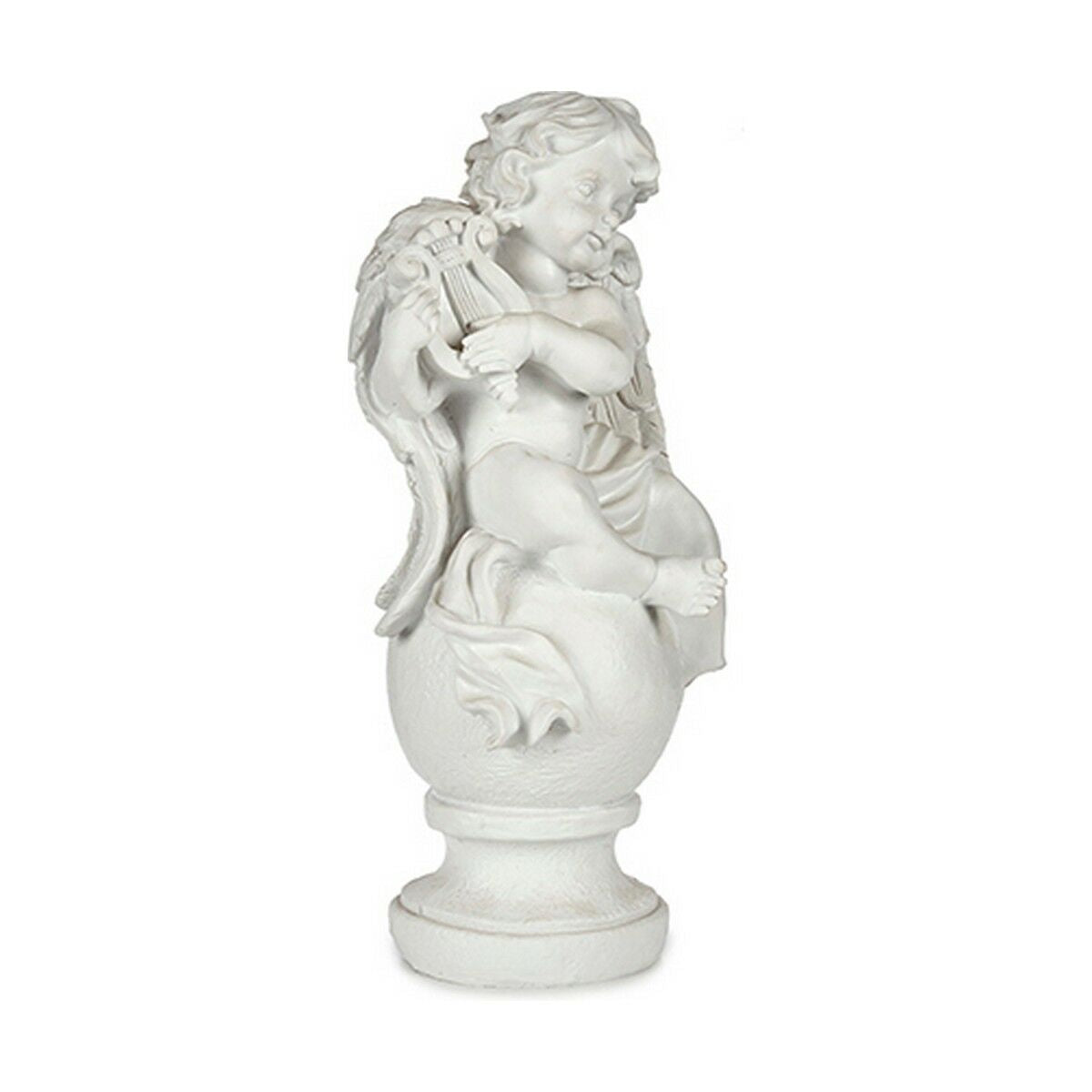 Figurine Décorative Ange Blanc 22 x 22 x 48 cm (2 Unités)