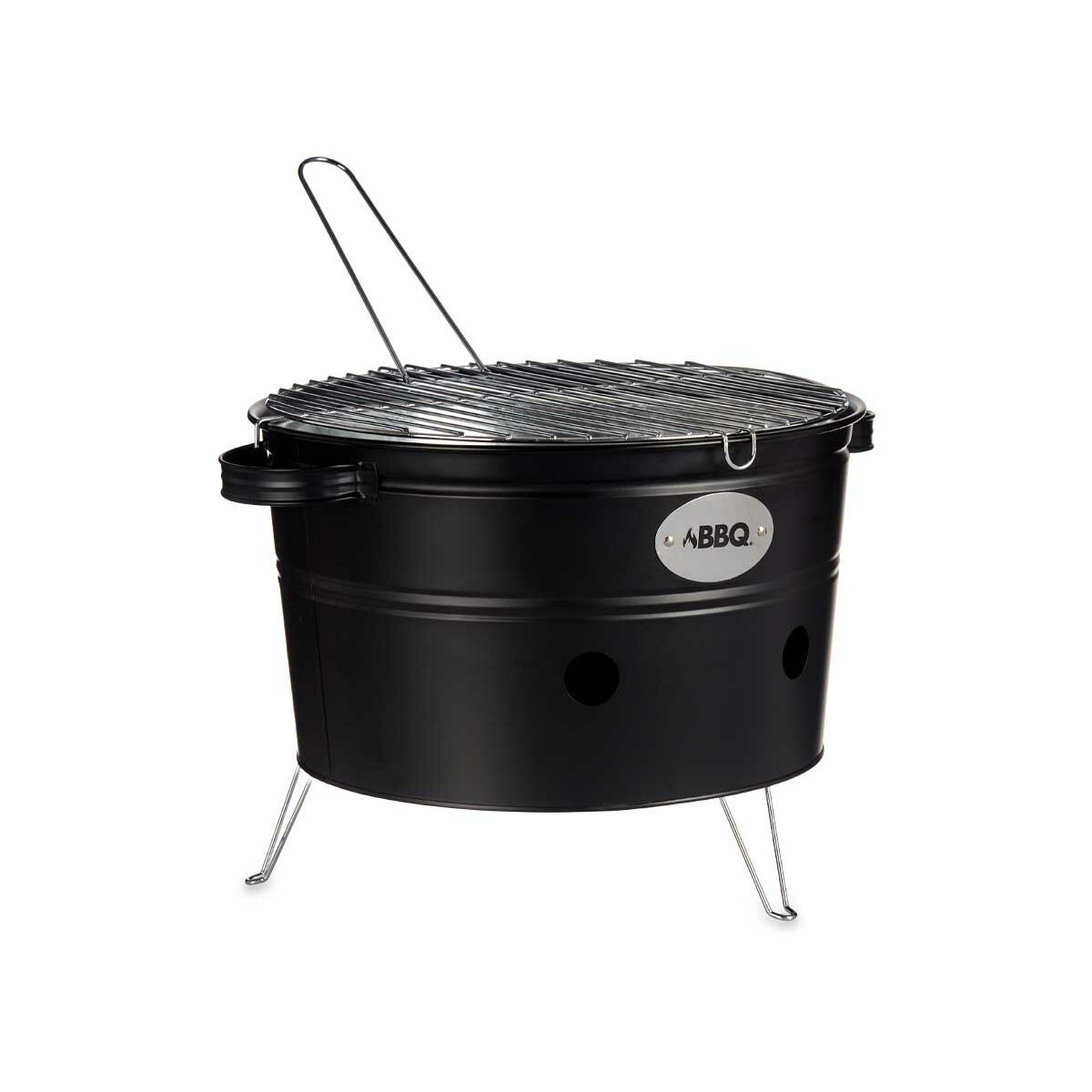 Barbecue Portable Fer Zinc 35 x 21 x 42 cm (4 Unités)