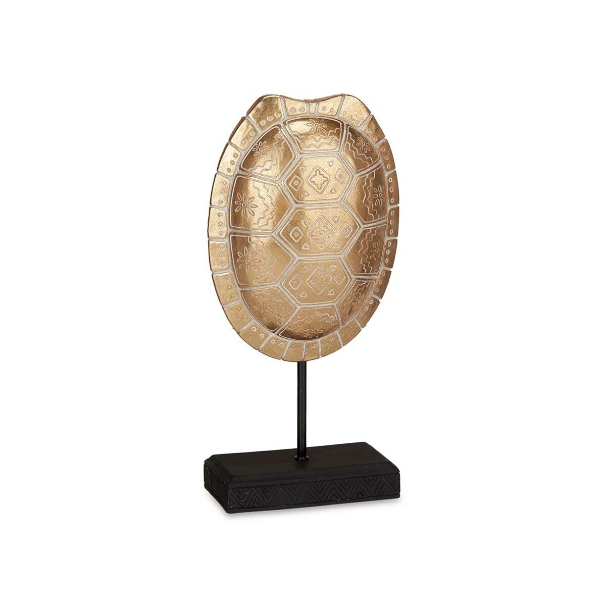 Figurine Décorative Tortue Doré 17,5 x 36 x 10,5 cm (4 Unités)