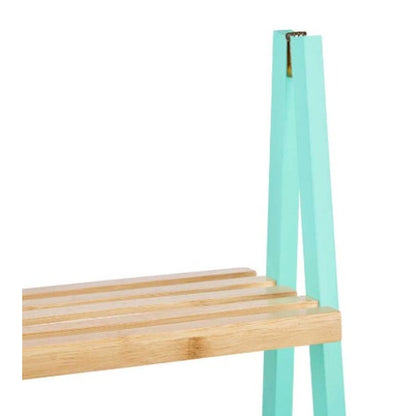 Etagère de salle de bains Naturel Menthe Bambou Bois de pin 40 x 109,3 x 30 cm