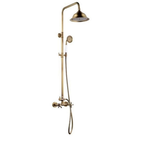 Colonne de douche ROUSSEAU Acier inoxydable Bronze