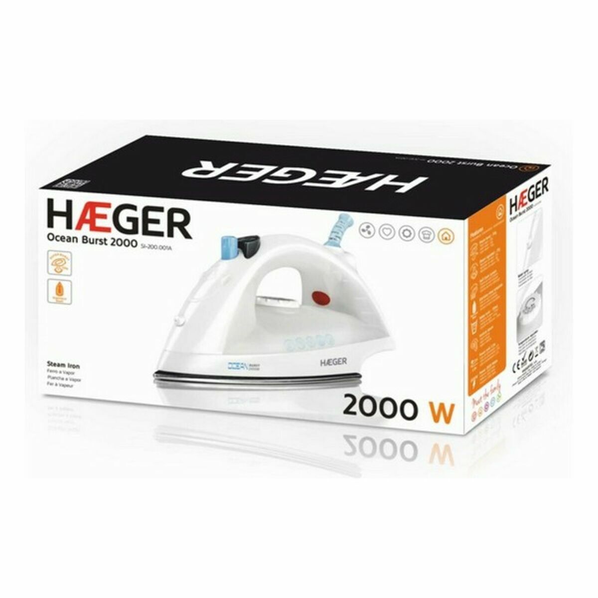 Fer à vapeur Haeger SI-200.001A 2000W