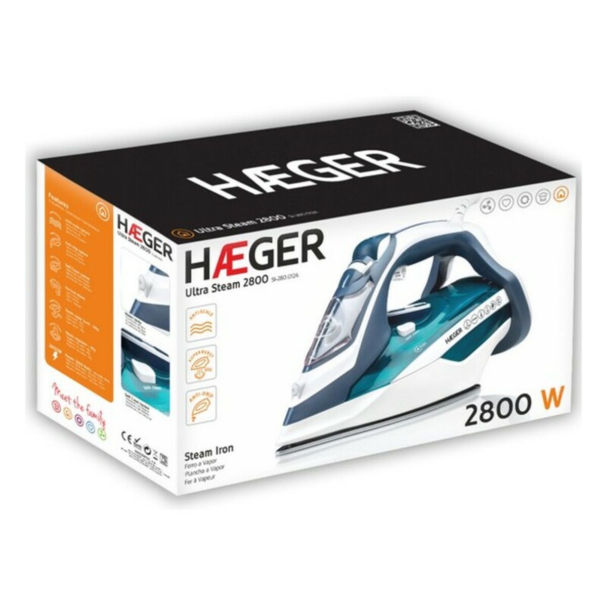 Fer à vapeur Haeger SI-280.012B 2800 W