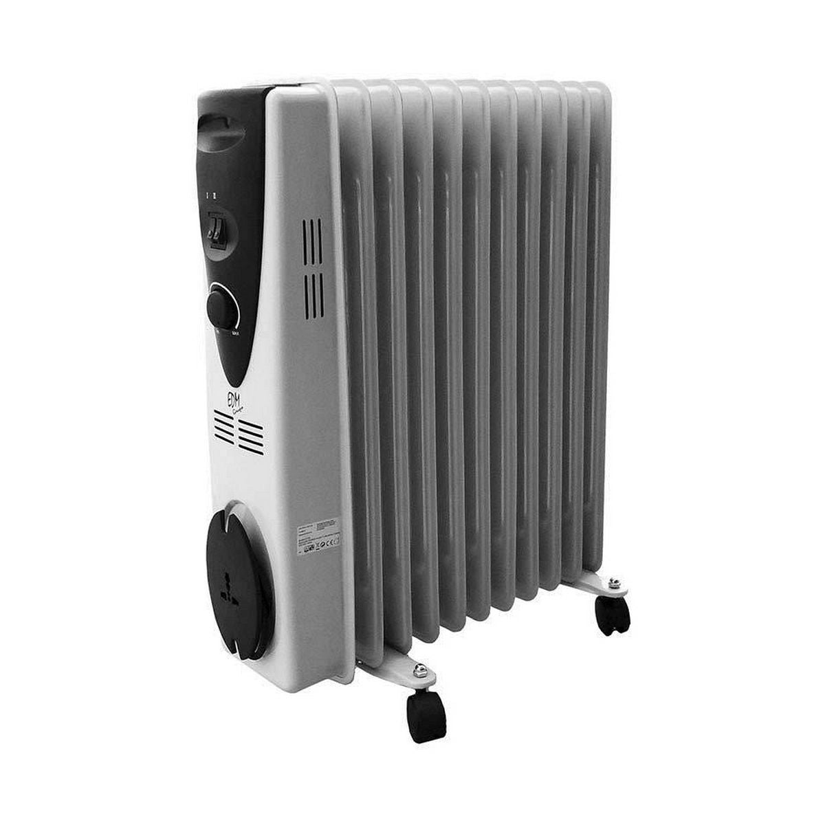 Radiateur à Huile (11 modules) EDM 07123 Blanc 2500 W