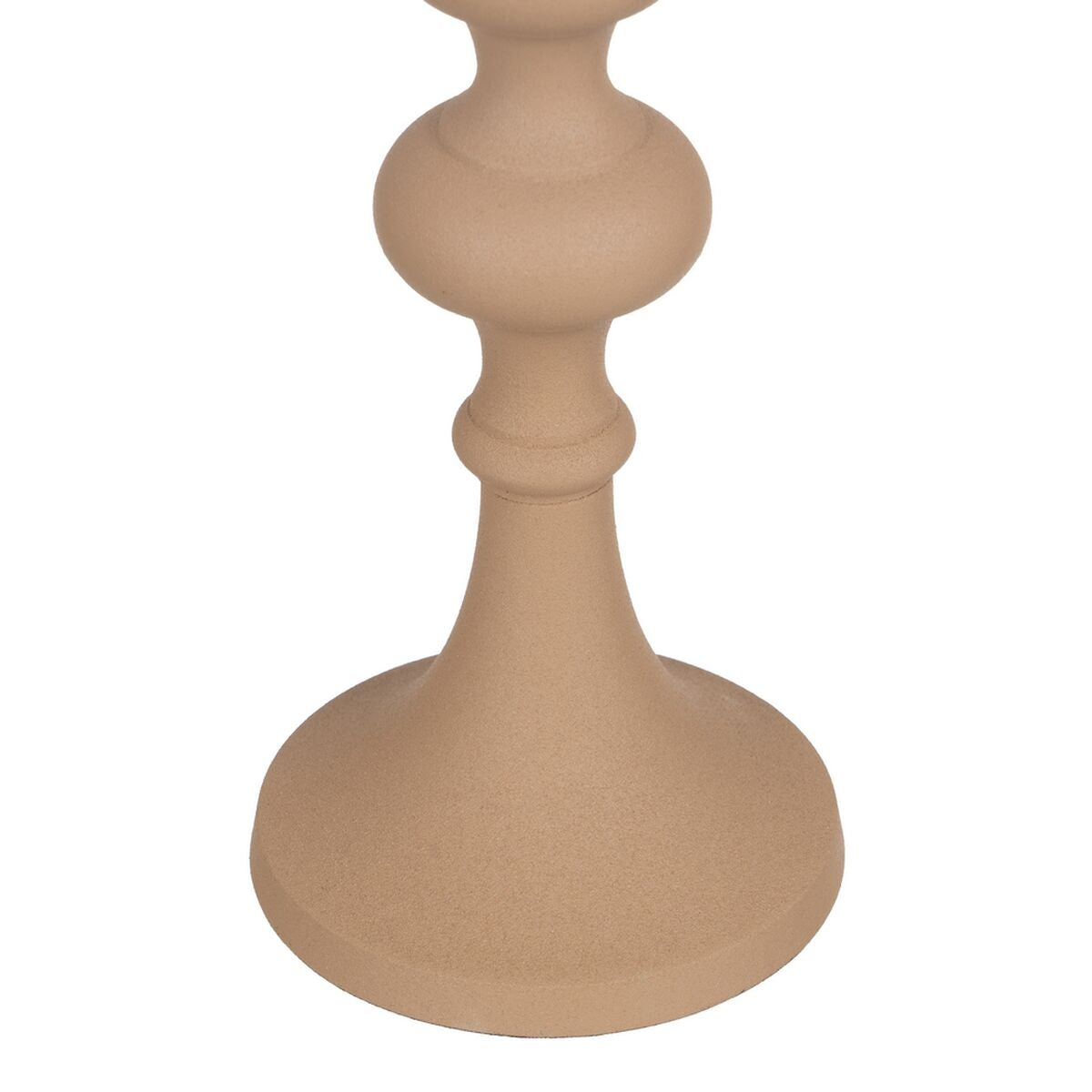 Bougeoir Beige Aluminium  13 x 13 x 39,5 cm