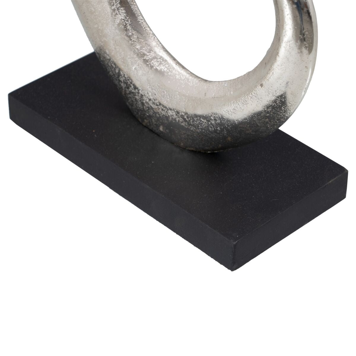 Figurine Décorative 24 x 10 x 42 cm Noir Argent