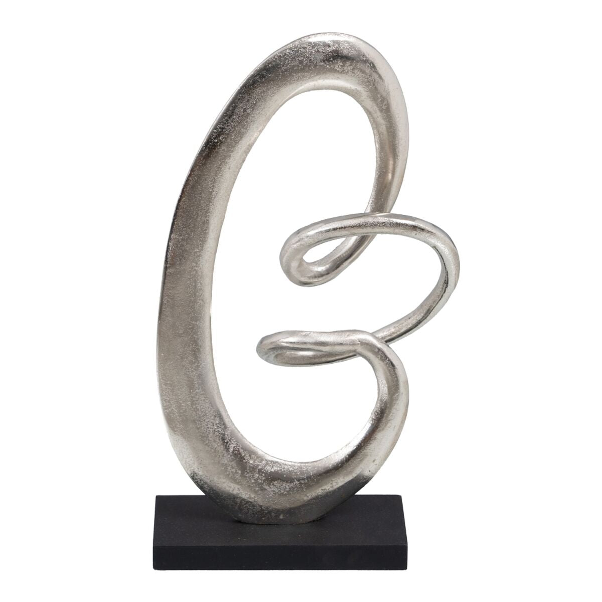 Figurine Décorative 24 x 10 x 42 cm Noir Argent