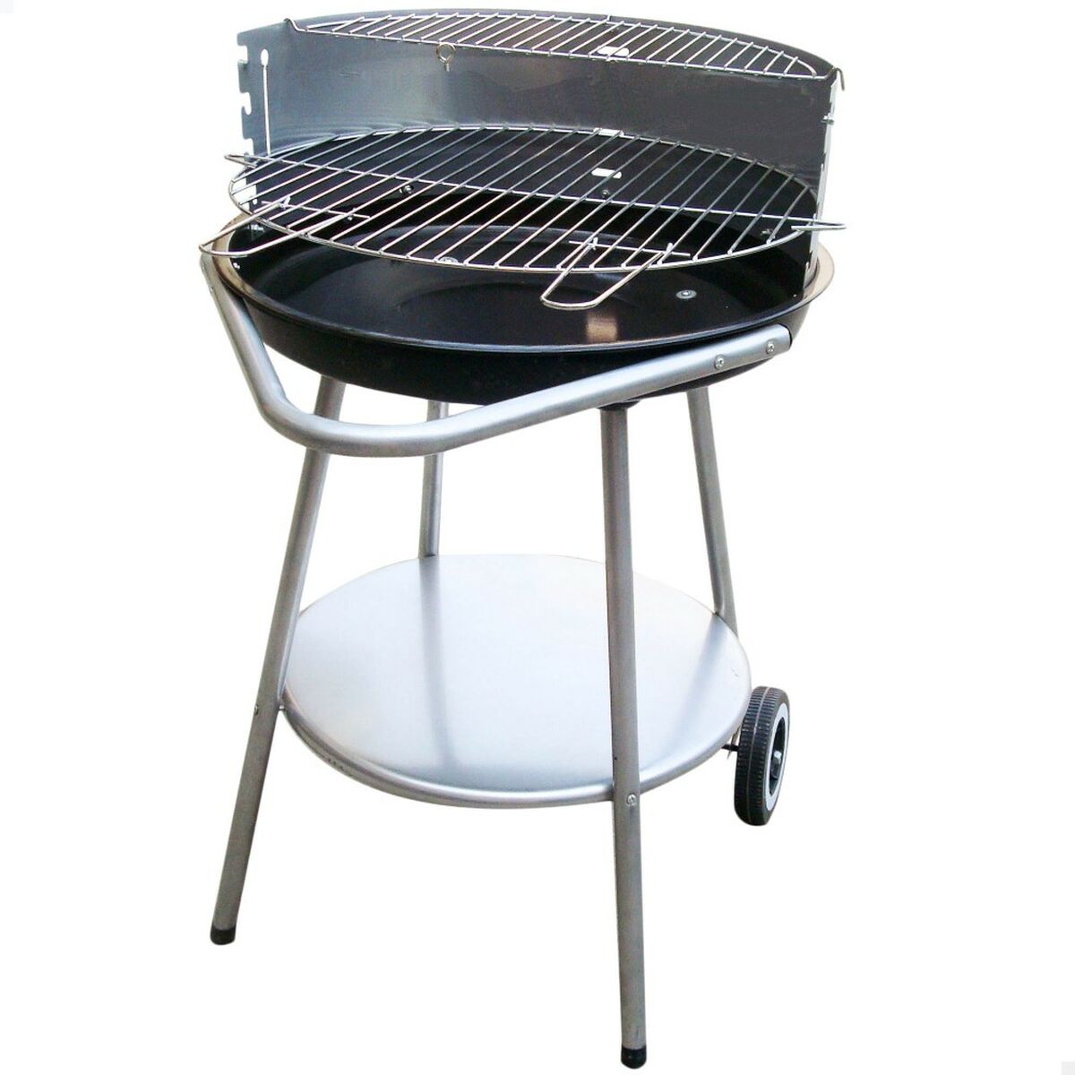 Roues de barbecue au charbon de bois Aktive Noir 51 x 82 x 51 cm