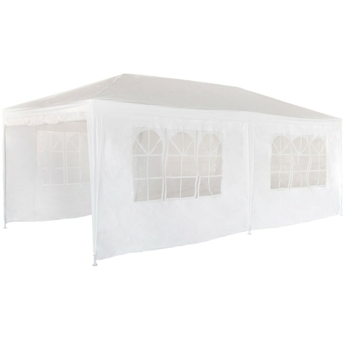 Tonnelle Aktive 300 x 260 x 600 cm Métal Polyester Blanc