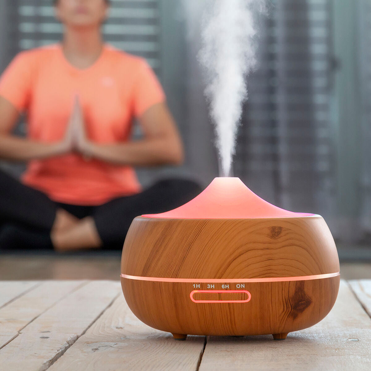 Humidificateur à Diffuseur d'Arômes avec LED Multicolore InnovaGoods