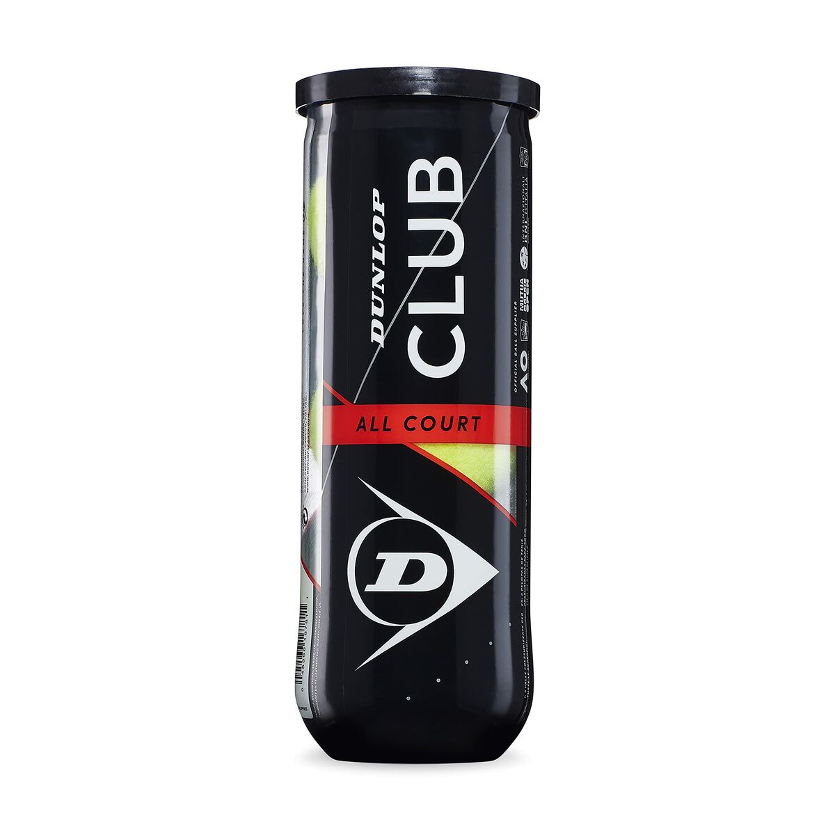 Balles de Tennis D TB CLUB AC 3 PET Dunlop 601334 3 Pièces (Caoutchouc)