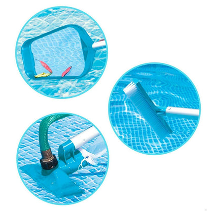 Kit d'entretien de Piscine Intex Basic (6 Unités)