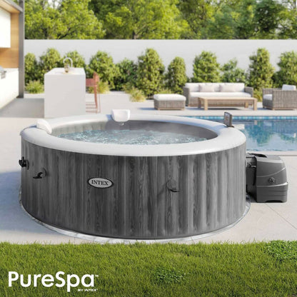 Spa gonflable Intex Purespa Greywood Deluxe 28440EX 220-240 V 4 places 1741 l/h