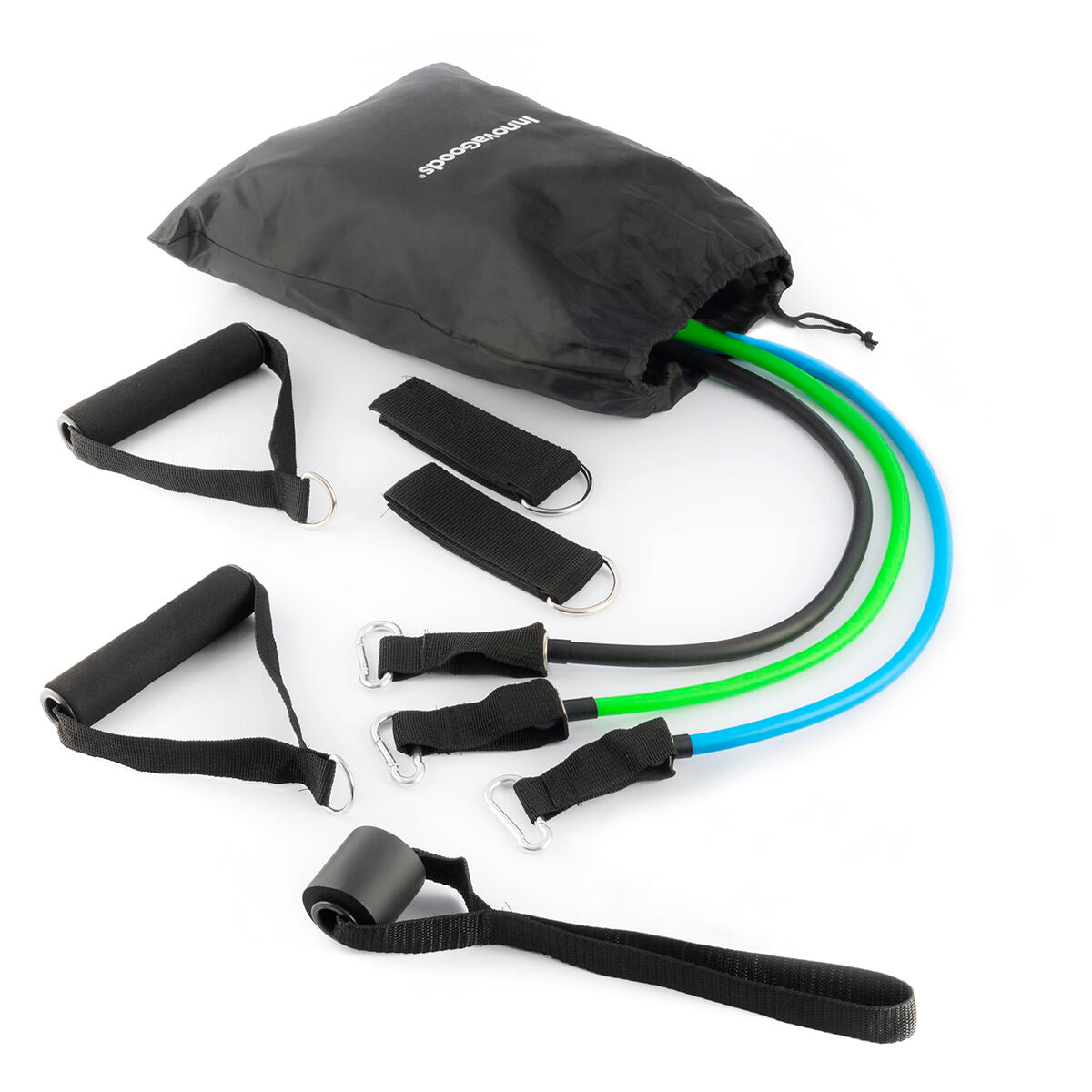 Set de Bandes de Résistance avec Accessoires Tribainer InnovaGoods (pack de 3)