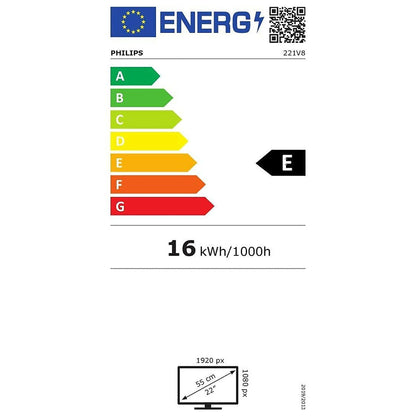 Écran Philips 221V8 21,5" LED VA Flicker free 50-60  Hz