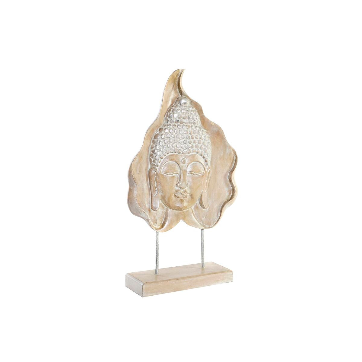 Figurine Décorative DKD Home Decor 36 x 11 x 63 cm Naturel Buda Décapé