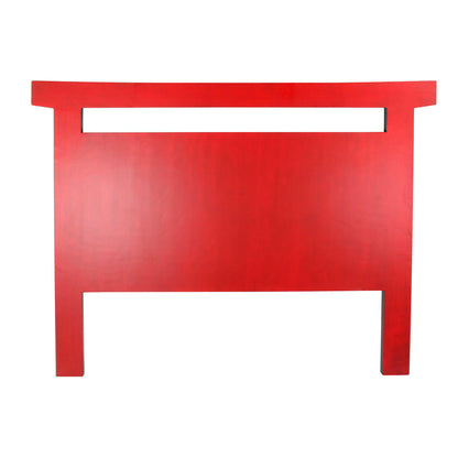 Tête de lit DKD Home Decor Noir Rouge Bois Sapin Bois MDF 160 x 4 x 120 cm