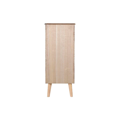 Commode DKD Home Decor Doré Marron Clair Bois Bois de paulownia Bois MDF Scandi 45 x 40 x 100 cm 42 x 40 x 100 cm