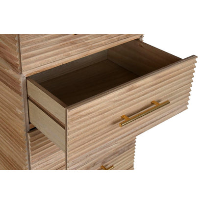 Commode DKD Home Decor Doré Marron Clair Bois Bois de paulownia Bois MDF Scandi 45 x 40 x 100 cm 42 x 40 x 100 cm