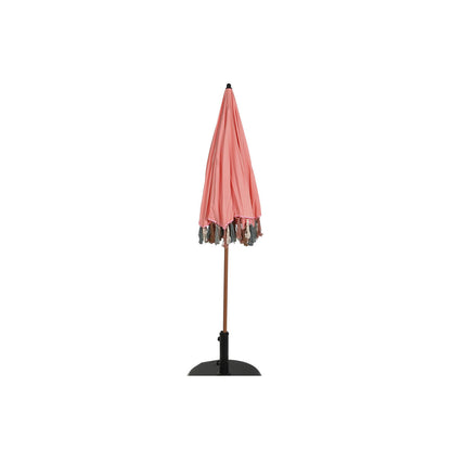 Parasol DKD Home Decor Acier Corail Aluminium (180 x 180 x 190 cm)