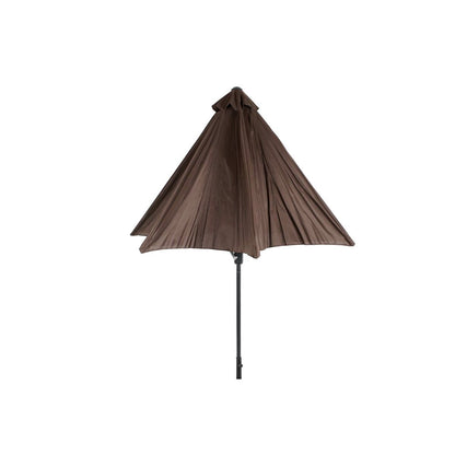 Parasol DKD Home Decor Noir Marron Acier 300 x 300 x 250 cm