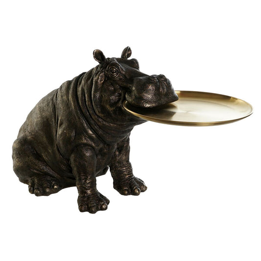 Figurine Décorative DKD Home Decor Cuivre Hippopotame 74 x 33,5 x 42 cm