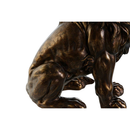 Figurine Décorative DKD Home Decor 51,5 x 27 x 63 cm Lion Cuivre