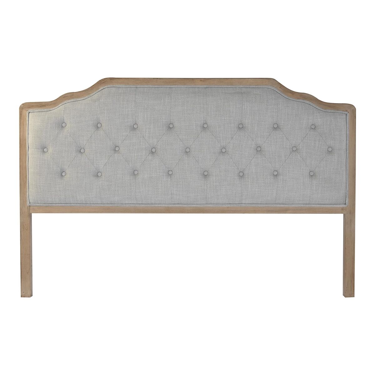 Tête de lit DKD Home Decor Gris Bois d'hévéa 160 x 10 x 120 cm