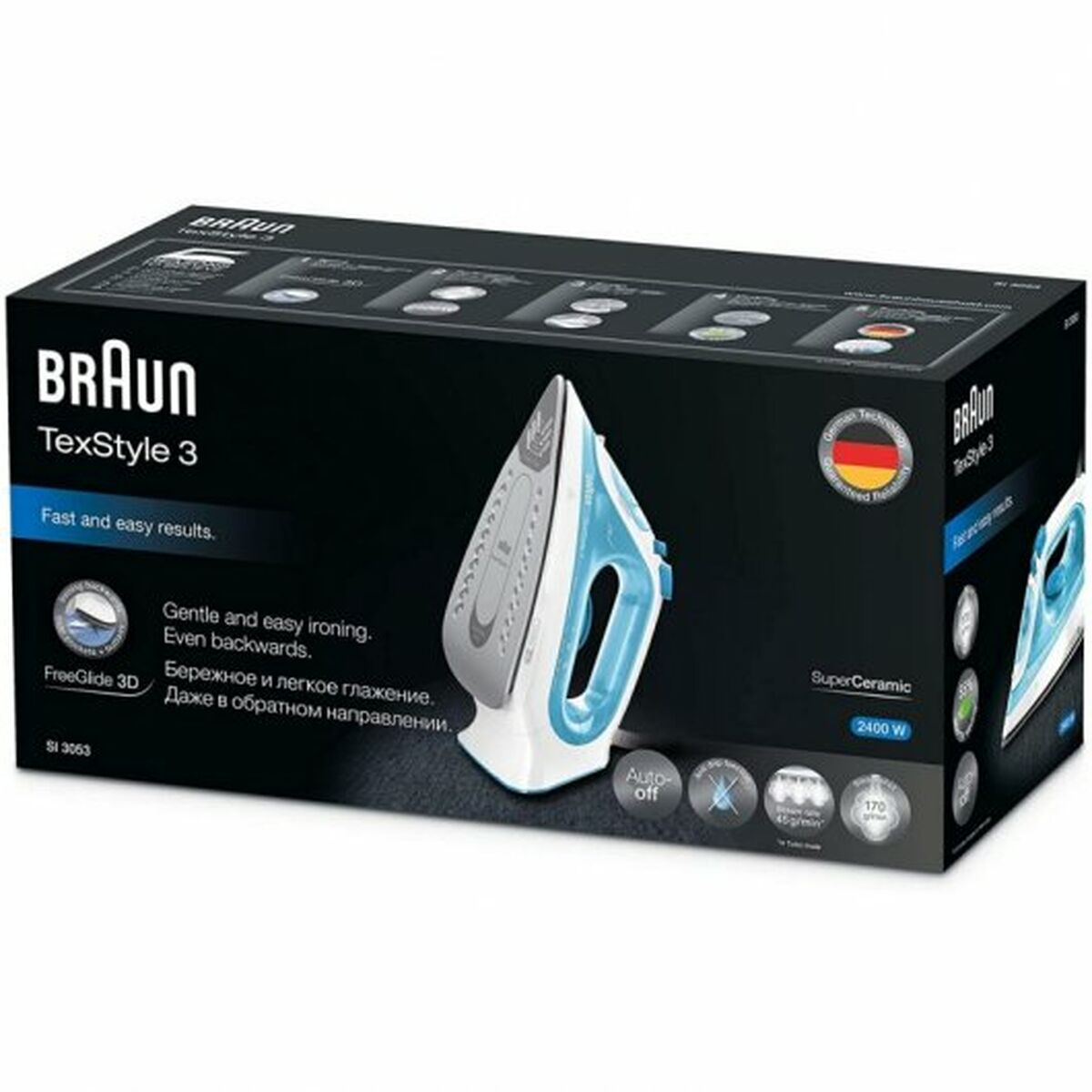 Fer à vapeur Braun TexStyle 3 SI3053BL