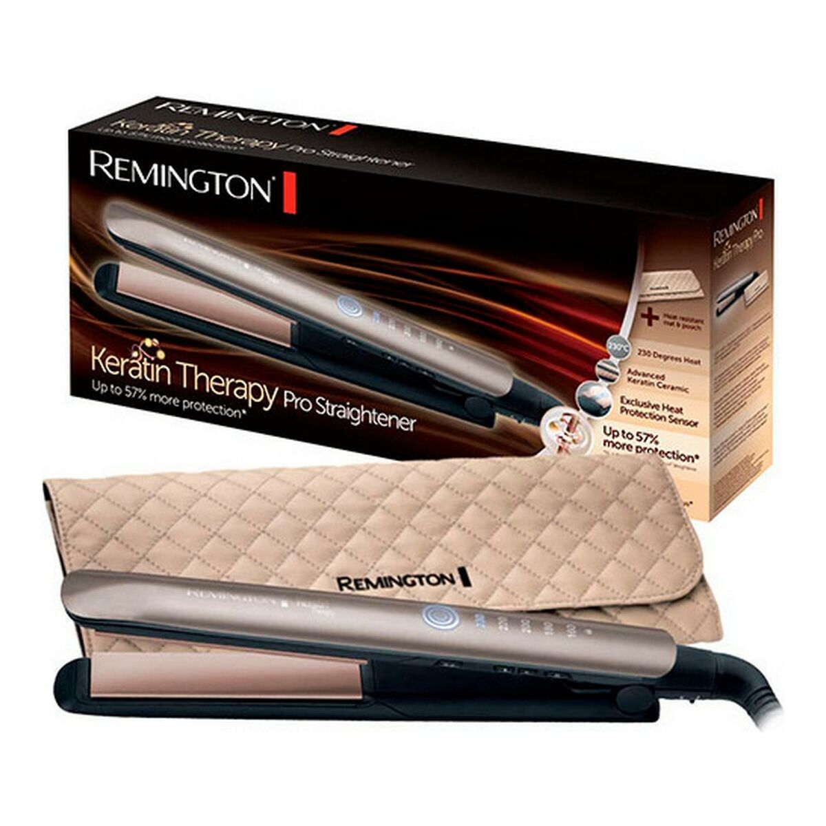 Lisseur à cheveux Remington S8590 Beige Bronze