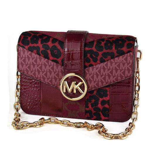 Sac à main Femme Michael Kors 35F2GNML2Y-MULBERRY-MLT Rouge 23 x 17 x 5 cm