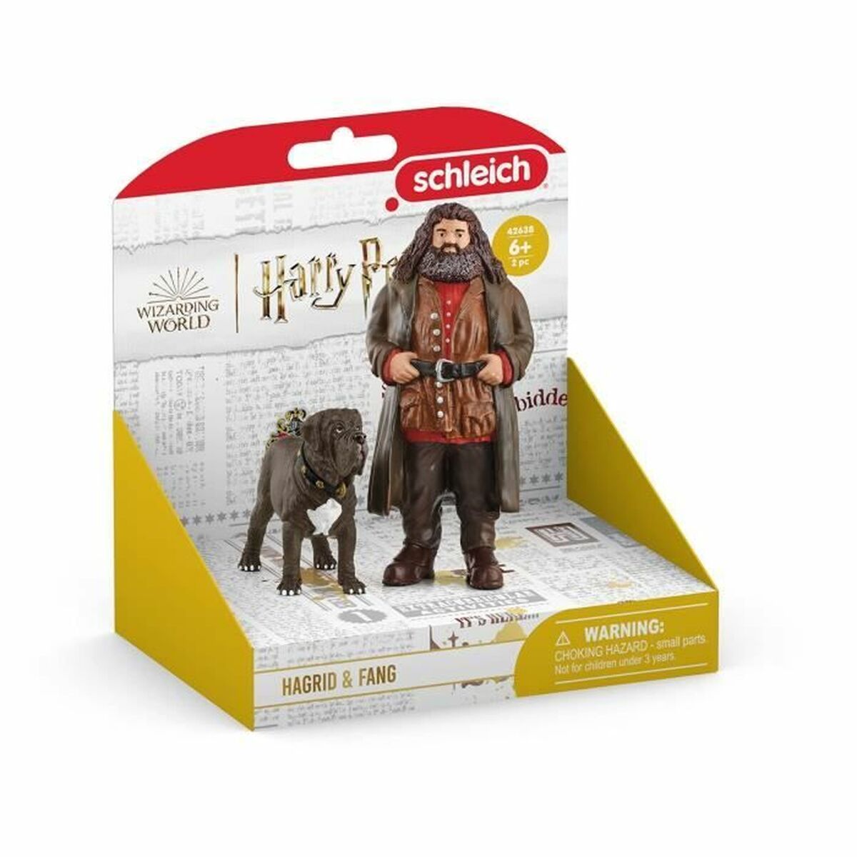 Ensemble de Figurines Harry Potter Hagrid & Fang