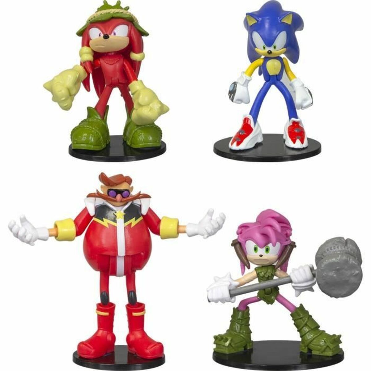 Figurines Articulées Sonic Prime 4 Pièces