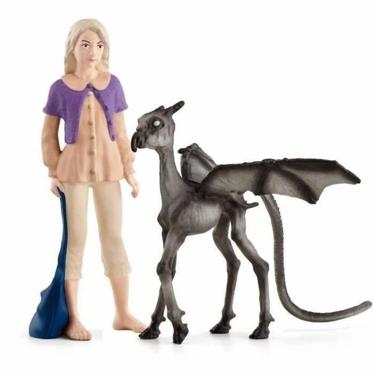 Figurine d’action Schleich Luna Lovegood & Baby Thestral Moderne