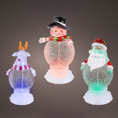 Figurine Décorative Lumineo 488719 Lumière LED Noël 13 x 10 x 21 cm