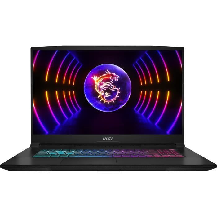 PC portable Gamer MSI - Katana 17 B12VFK-219XFR - 17,3''FHD 144Hz - Core i5-12450H - RAM 16Go - 512Go SSD - RTX4060 8Go-Sans Windows