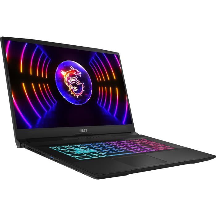 PC portable Gamer MSI - Katana 17 B12VFK-219XFR - 17,3''FHD 144Hz - Core i5-12450H - RAM 16Go - 512Go SSD - RTX4060 8Go-Sans Windows