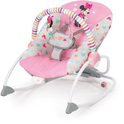 BRIGHT STARTS Transat Disney baby Minnie - Evolutif - 61 x 86 x 71 cm - Rose - Des la naissance