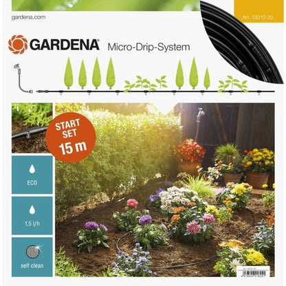 GARDENA Kit complet arrosage goutte-à-goutte taille S Micro-Drip Système auto-nettoyant - (13010-20)