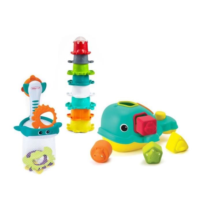 Coffret de bain 17 pieces Orque pour bébé - Infantino