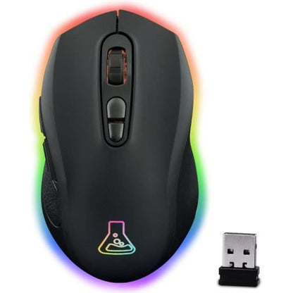 THE G-LAB Souris Gaming rétroéclairé Sans fil KULT NEON- 2400 DPI