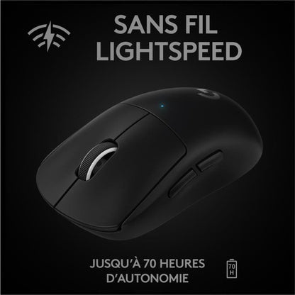 Souris Gaming sans fil - LOGITECH G - PRO X SUPERLIGHT - Noir